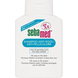 Sebamed Anti-Roos Shampoo - Zeepvrij - 50% minder roos binnen 14 dagen - Piroctone olamine vermindert jeuk, roodheid en irritatie - 200 ml