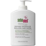 Sebamed Zeepvrije wasemulsie - Diepe reiniging tot in de poriën - Pentavitin beschermt tegen uitdroging - Voor handen, gezicht en lichaam - Zeepdispenser - Douchemiddel - 300 ml