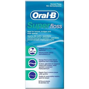 Oral-B Flosdraad - Super Floss - 50 Stuks