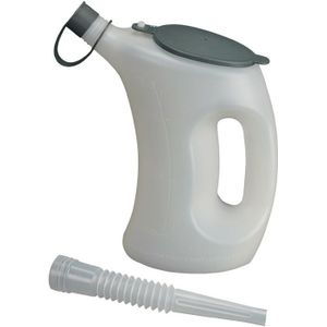 PRESSOL Maatbeker, PE wit, VE = 6 stuks, 5 l