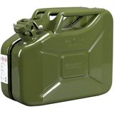 Jerrycan - Olijfgroen - Plaatstaal - Inhoud 10 l - VE = 5 stuks