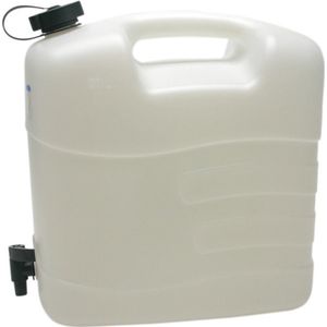 PRESSOL - Waterjerrycan - Wit Transparant - 10 Liter - HDPE-Kunststof, Geschikt voor Levensmiddelen
