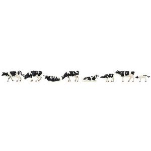 Faller 151904 H0 Koeien, zwartbont figuren Geverfd, Staand, Liggende