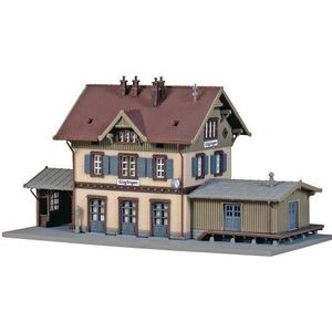 FALLER Güglingen modelbouwset met 213 afzonderlijke onderdelen 119 x 56 x 60 mm modelspoorwegaccessoires I gebouw Z standaard stationsmodel