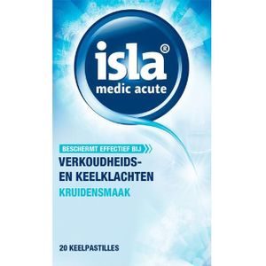 Isla Medic acute keelpastilles 20st