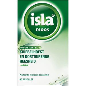 Isla - Moos - Keeltabletten - Geen Kleur - 60 Pastilles