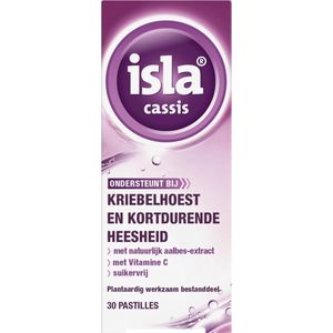 isla® cassis - Medisch Hulpmiddel - Ondersteunt bij Kriebelhoest - 20 Pastilles