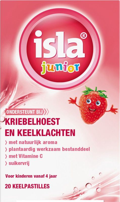 Isla Junior Aardbei 20 stuks