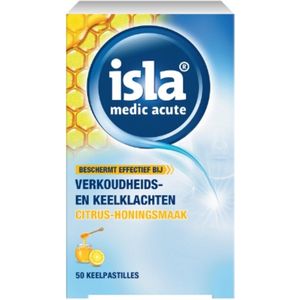 Isla Medic Acute Citrus-Honing Keelpastilles