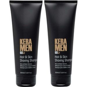KIS - KeraMen - Hair & Skin Shaving Shampoo - 2x250 ml