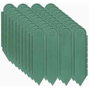 Tuinrand, 22 cm / 27 cm plastic tuinlandschap randen, 2 m in elkaar grijpende decoratieve landschapsrand voor doe-het-zelf patio looppaden tuin