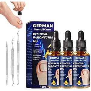 German Toenail Care Paronychia Oil, German Toenailcare Removal Paronychia Oil, Toenailcare Oil For Paronychia Removal, German Toenailplus Anti Paronychia Relief Oil (3PCS)