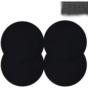 Black Silicone Bathing Tools, Gentle Exfoliating Body Scrubber Shower Pad, Bathroom Body Scrubber, Gentle Exfoliating Handheld Cleansing Skin Brush for Bath (4Pcs)