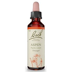Originele bachbloesemdruppels nr. 2 Aspen: Voel je veilig met de Bach-bloesem Zitterkarton, 20 ml