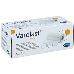 Varolast Plus, zinklijmverband, 8 cm x 5 m