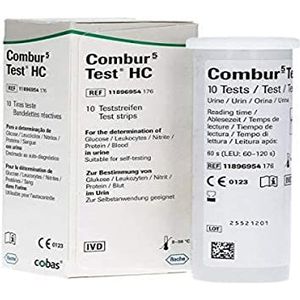 COMBUR 5 TEST HC teststrips, 10 stuks