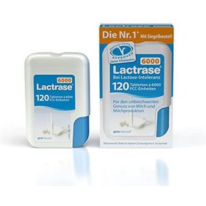 pronatura Lactrase 6000 Tabletten bei Laktose-Intoleranz, 120 st. Tabletten