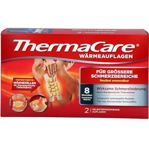 ThermaCare - Set van 2 - Pijnzones - Zelfverwarmende Enveloppen - 12 uur Warmte voor Nek en Schouder