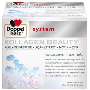 Doppelherz System Collagen Beauty drinkflessen, verpakking van 30 ampullen