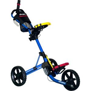 Clicgear 4.0 Golftrolley - Special Colors Mondriaan style Blue Yellow Black Red