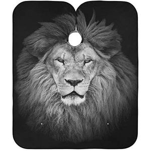 Kappers Salon Cape Afrikaanse leeuw portret salon cape verstelbare styling capes gepersonaliseerde kappersschort voor kappers kapsel familie