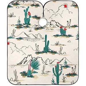 Salon Cape Woestijn Cactus Kapper Cape Vlekbestendige Salon Jurken Unisex Kapsel Cape Voor Kleuren Haar Snijden Styling