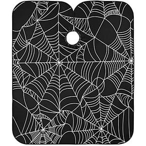 Kappers Cape Spider Web Kapsel Cape Unisex Kapper Cape Doek Verstelbare Volledige Lengte Cape Voor Familie Kappers Vrouwen