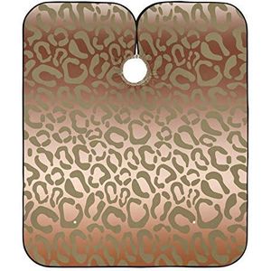 Kappers Jurk Sexy Luipaard Print Kapper Jurk Waterdichte Kapper Cape Doek Anti-Statische Kapper Kapper Cape Voor Snijden Styling Kappers