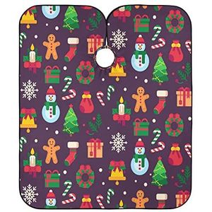 Kapper Kapper Cape Kerst Groene Boom Kapsel Schort Jurk Vlekbestendig Kappers Salon Cape Professionele Kappers Voor Mannen Kapper Vrouwen