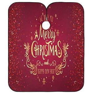 Kappers Jurk Gouden Xmas Salon Cape Verstelbare Kapsel Cape Professionele Kapsel Schort Jurk Voor Styling Kids Kapper