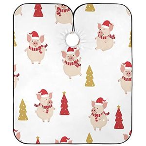 Kapsel Schort Jurk Leuke Kerst Varken Kapper Cape Gepersonaliseerde Kappers Jurk Waterdichte Kapper Kapper Cape Voor Kinderen Kapper Snijden