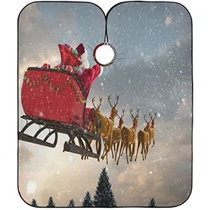 Haar Snijden Schort Kerstman Kerst Eland Styling Capes Gepersonaliseerde Kapper Schort Cape Unisex Salon Cape Voor Mannen Salon Vrouwen