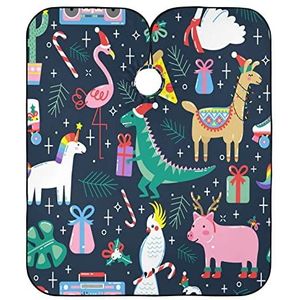 Styling Capes Kerst Grappige Dieren Salon Cape Waterdichte Kappers Professionele Schort Voor Styling Salon Kinderen