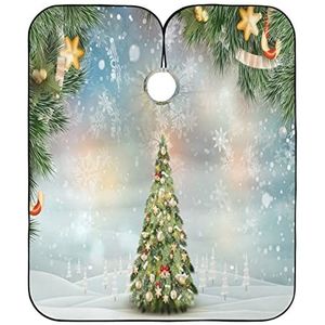 Kappers Cape Kerst Spar Boom Salon Cape Verstelbare Kapper Cape Gepersonaliseerde Kapper Cape Doek Voor Mannen Styling Kleuren