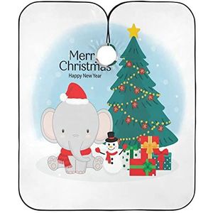 Haarknipjurk Schattige Olifant Snijcape Mode Styling Schort Verstelbare Haarknippen Cape Voor Vrouwen Volwassenen Salon