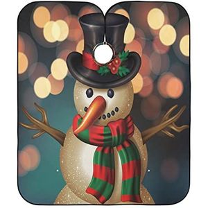 Haar Snijden Schort Kerst Sneeuwpop Kappers Schort Verstelbare Kappers Cape Unisex Styling Capes Voor Kinderen Styling Kapper
