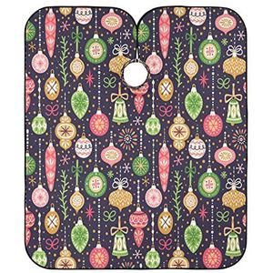 Kapper Schort Cape Retro Kerst Patroon Kappers Jurk Professionele Kappers Jurk Verstelbare Kapsel Cape Voor Kapsel Kleuren Mannen