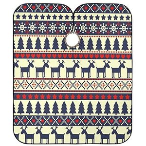 Kapsel Cape Kerst Decoraties Patroon Kapper Kapper Cape Waterdichte Kappers Schort Unisex Kappers Voor Kinderen Vrouwen Familie