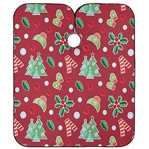 Kappers Cape Cartoon Kerstboom Salon Cape Waterdicht Haar Snijden Jurk Unisex Kappers Jurk Voor Haar Knippen Kappers Kapper