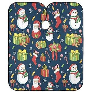 Salonjurken Kerstman Kappers Jurk Gepersonaliseerde Kappers Schort Unisex Kapper Cape Doek Voor Vrouwen Kappers Kapper Kapper