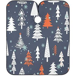 Kapper Schort Kerst Dennen Kappers Salon Cape Waterdichte Kapper Kapper Cape Unisex Kappers Voor Mannen Kids Kinderen