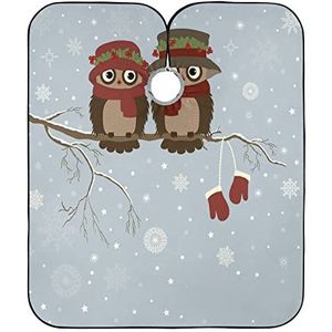 Haar Snijden Schort Kerst Vogel Sneeuwvlok Kappers Jurk Anti-Statische Kapsel Schort Jurk Verstelbare Styling Capes Voor Kappers Kleuren Kapper