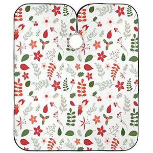 Kappers Cape Kerst Bloemen Haar Snijden Cape Verstelbare Styling Capes Waterdichte Salon Cape Voor Snijden Kids Kinderen