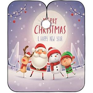 Kapper Kapper Cape Kerstman Schort Waterdichte Kappers Jurk Anti-Statische Salon Cape Voor Styling Mannen Kapper