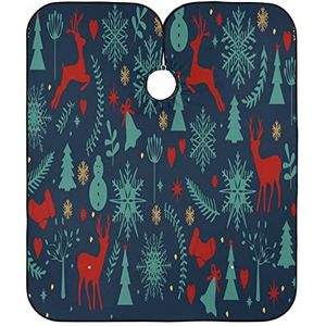 Kapper Schort Kerst Patroon Styling Capes Professionele Kappers Jurk Verstelbare Haar Snijden Jurk Voor Haar Snijden Mannen Salon