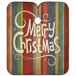 Kappers Schort Kerst Oud Hout Achtergrond Kapper Jurk Anti-Statische Kapper Schort Cape Verstelbare Kapsel Schort Jurk Voor Kappers Vrouwen Haar Knippen