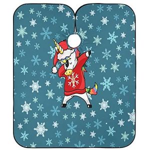 Kapper Schort Uni-maïs Sneeuw Kerst Kappers Cape Anti-Statische Kappers Vlekbestendig Kapper Cape Doek Voor Kinderen Kapper Vrouwen