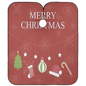 Kappers Salon Cape Kerstversiering Sneeuwvlok Haar Snijden Jurk Unisex Haar Snijden Jurk Waterdichte Kapper Kapper Cape Voor Kleuren Kappers Kinderen