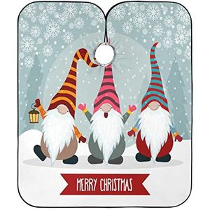 Volledige Lengte Cape Kerst Leuke Kabouters Styling Capes Verstelbare Haar Snijden Cape Anti-Statische Kapsel Cape Voor Styling Kapper Kleurplaten