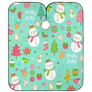 Salon Cape Leuke Sneeuwpop Haar Snijden Schort Vlekbestendig Schort Verstelbare Haar Snijden Jurk Voor Salon Kleurplaten Styling